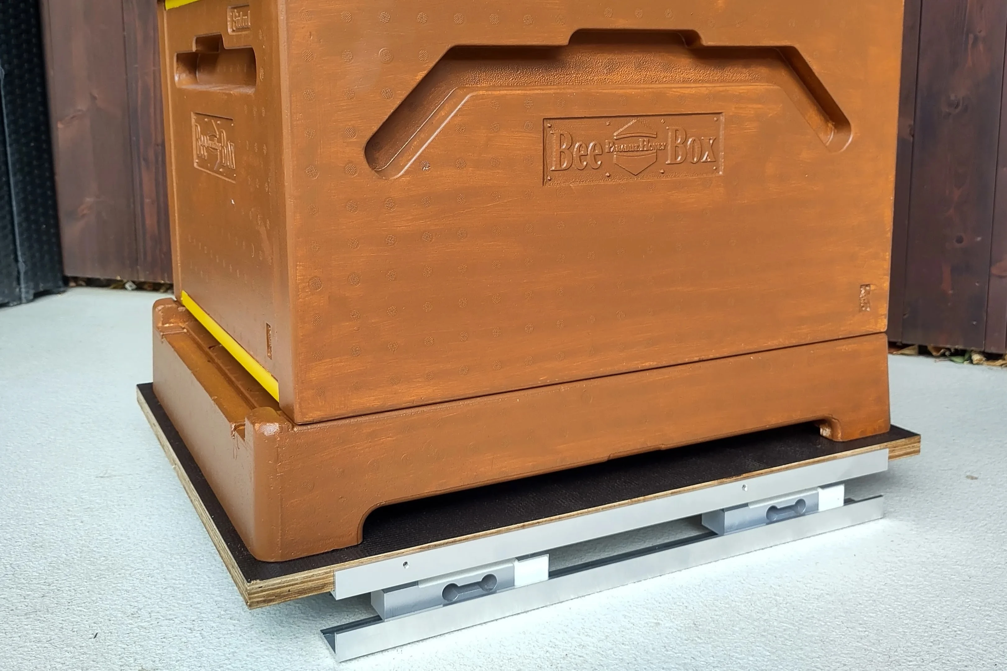 Waage mit Siebedruckplatte